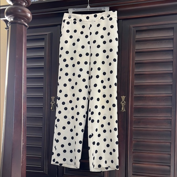 Vicatalina Hw Wide Pants Black Beauty